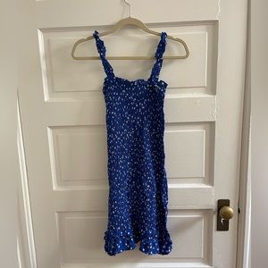 Faithfully the Brand Women’s Blue Floral Dress - 4US / 3AUS / S
